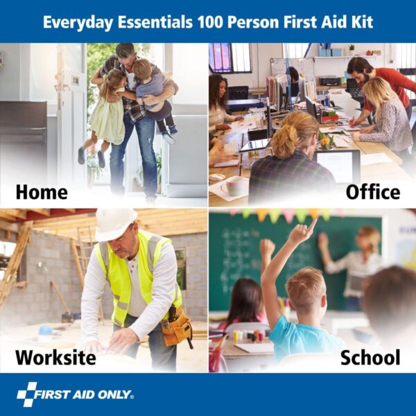 First Aid Only OSHA-Compliant All-Purpose 100-Person Emergency First Aid Kit for Home, Work, and Travel, 335 Pieces - Image 9