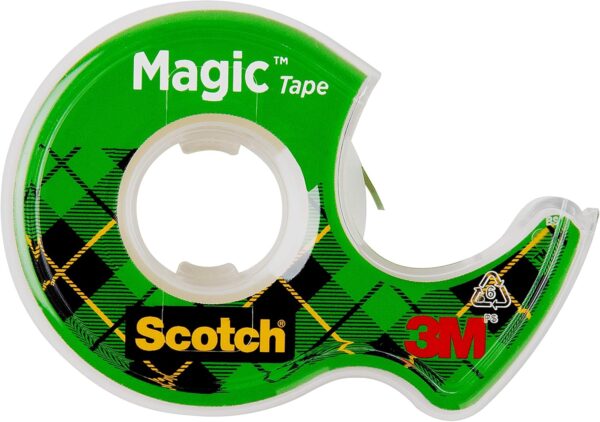 Scotch Magic Tape, Invisible, Home Office Supplies and Back to School Supplies for College and Classrooms, 4 Rolls with 4 Dispensers - Image 19